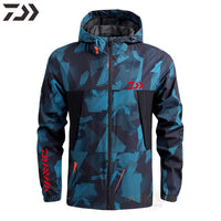 New Men's Spring Thin Hoodie Breathable Quick Dry Fishing Jacket Daiwa Sun Protection Outdoor Sport Fishing Clothe Daiwa Wear