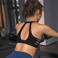 NORMOV  Women Push Up Seamless Sports Bra Fitness Activewear Female Sport Top Crop Women's Sport Wear For Yoga Bra Gym Brassiere