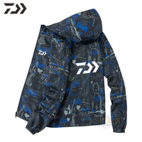 Daiwa Fishing Clothing UV Protection Fishing Jacket Men's Thin Breathable Fishing Clothes Gakamatsu Outdoor Sport Fishing Wear