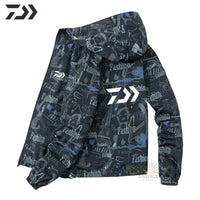 Daiwa Fishing Clothing UV Protection Fishing Jacket Men's Thin Breathable Fishing Clothes Gakamatsu Outdoor Sport Fishing Wear
