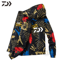 Daiwa Fishing Clothing UV Protection Fishing Jacket Men's Thin Breathable Fishing Clothes Gakamatsu Outdoor Sport Fishing Wear