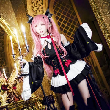 Anime Owari no Seraph cosplay Krul Tepes Costume Seraph of the End: Vampire Reign Cosplay dress lolita Uniforms outfit