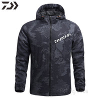 New Men's Spring Thin Hoodie Breathable Quick Dry Fishing Jacket Daiwa Sun Protection Outdoor Sport Fishing Clothe Daiwa Wear