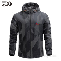 New Men's Spring Thin Hoodie Breathable Quick Dry Fishing Jacket Daiwa Sun Protection Outdoor Sport Fishing Clothe Daiwa Wear